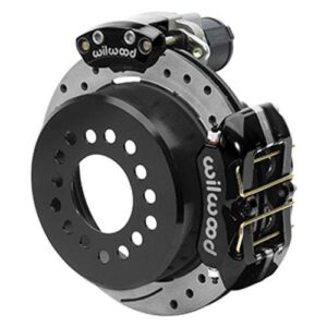 Wilwood WBK140-16163-D - GM 12 Bolt 2.75 Offset Electronic Parking Brake Low Profile Drilled 11" Rot