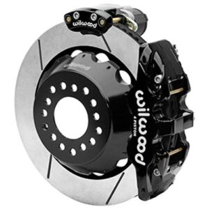 Wilwood WBK140-16170 - 9" Ford 2.36" Offset Electronic Parking Brake 14.00" Rotors Rear Kit-Blk