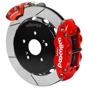 Wilwood WBK140-16347-R - Honda S2000 0.00" Offset Electronic Parking Brake 12.88" Rotors Rear Kit-Re