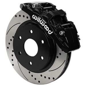 Wilwood WBK140-16806-D - Ford F150 Truck 2010-2020 13.38" Drilled Rotors Front Kit-Blk
