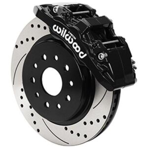 Wilwood WBK140-17275-D - Jeep JL-Series 2018-Up 13.38" Drilled Rotors Front Kit-Blk