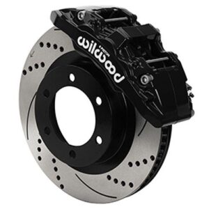 Wilwood WBK140-17512-D - Ford Bronco 2021-2024 13.38" Drilled Rotors Front Kit-Blk