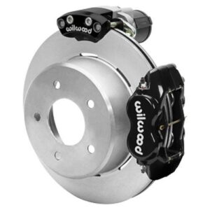 Wilwood WBK140-18043 - GM Truck 3.25 Offset Electronic Parking Brake Rear Kit-Blk