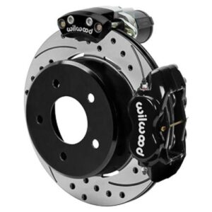 Wilwood WBK140-18043-D - GM Truck 3.25 Offset Electronic Parking Brake 12.19" Drilled Rotors Rear Ki