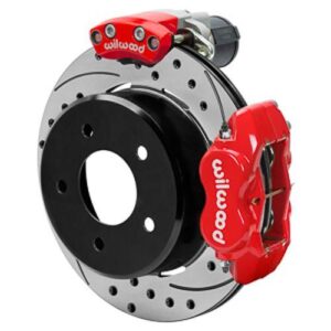 Wilwood WBK140-18043-DR - GM Truck 3.25 Offset Electronic Parking Brake 12.19" Drilled Rotors Rear K
