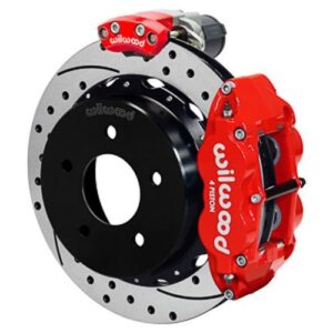 Wilwood WBK140-18044-DR - GM Truck 3.25 Offset Electronic Parking Brake 12.88" Drilled Rotors Rear K