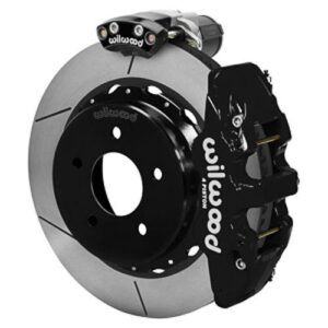 Wilwood WBK140-18046 - GM Truck 3.25 Offset Electronic Parking Brake 14.00" Rotors Rear Kit-Blk