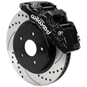 Wilwood WBK140-18208-D - Jeep JK-Series 2013-2018 13.38" Drilled Rotors Front Kit-Blk