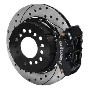 Wilwood WBK140-2113-BD - 9" Ford 2.66" Offset Rear Kit Drilled-Blk