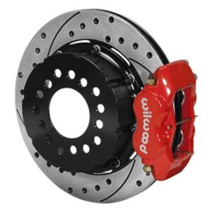 Wilwood WBK140-2116-DR - Dana 60 2.72" Offset Rear Drilled Kit-Red