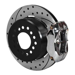 Wilwood WBK140-7143-DP - 9" Ford 2.66" Offset Rear Kit Drilled-Polished