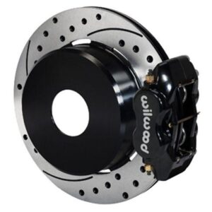 Wilwood WBK140-7150-D - 9" Ford 2.50" Offset Rear Kit Drilled-Blk