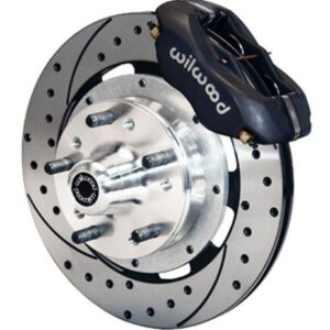 Wilwood WBK140-7675-D - 67-69 Camaro 64-72 Nova & Chevelle Front Kit Drilled-Blk
