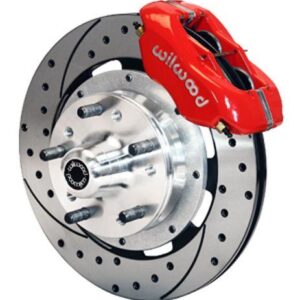 Wilwood WBK140-7675-DR - 67-69 Camaro 64-72 Nova & Chevelle Front Kit Drilled-Red