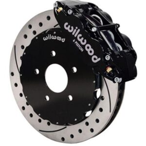 Wilwood WBK140-8922-D - 05-13 Vette Front Kit Drilled-Blk