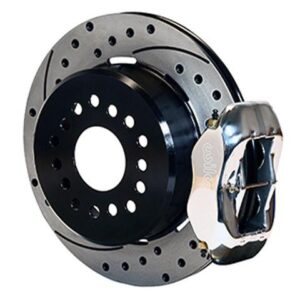 Wilwood WBK140-9282-DP - 9" Ford 2.50" Offset Rear Kit Drilled-Polished