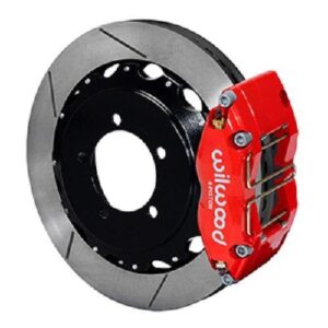 Wilwood WBK140-9286-R - 2002-06 Mitsubishi Evo Vii Rear Kit-Red