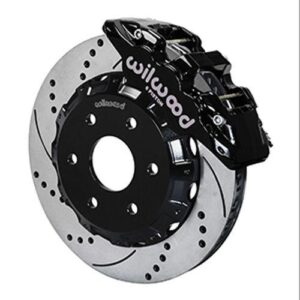 Wilwood WBK140-9789-D - GM Truck 1999-Up 14.25" Drilled Rotors Front Kit-Blk