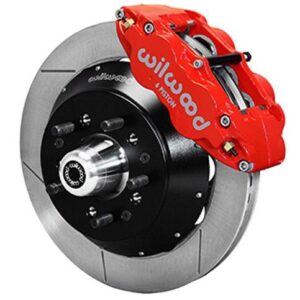 Wilwood WBK140-9802-R - 74-78 Mustang Front Kit-Red