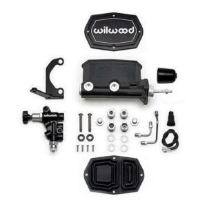 Wilwood WBK261-15660-BK - Alum. 15/16" Compact Master With Pushrod And R/H Prop Valve-Black