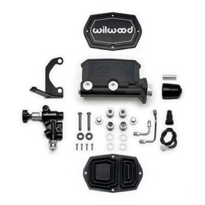 Wilwood WBK261-15661-BK - Alum. 1" Compact Master With Pushrod And R/H Prop Valve-Black