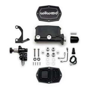 Wilwood WBK261-15662-BK - Alum. 1-1/8" Compact Master With Pushrod And R/H Prop Valve-Black